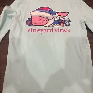 Vineyard Vines Mint Green Pocket Tee